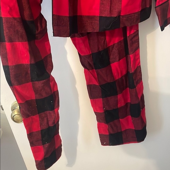 NWT Old Navy Men’s Red and Black Pajama Set Buffalo Plaid - Picture 5 of 6